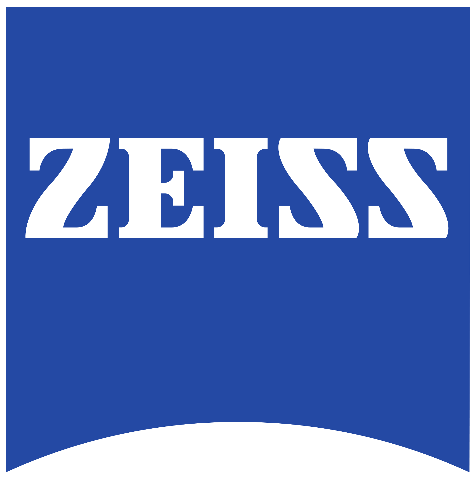 Logo van brillenglazenfabrikant Zeiss
