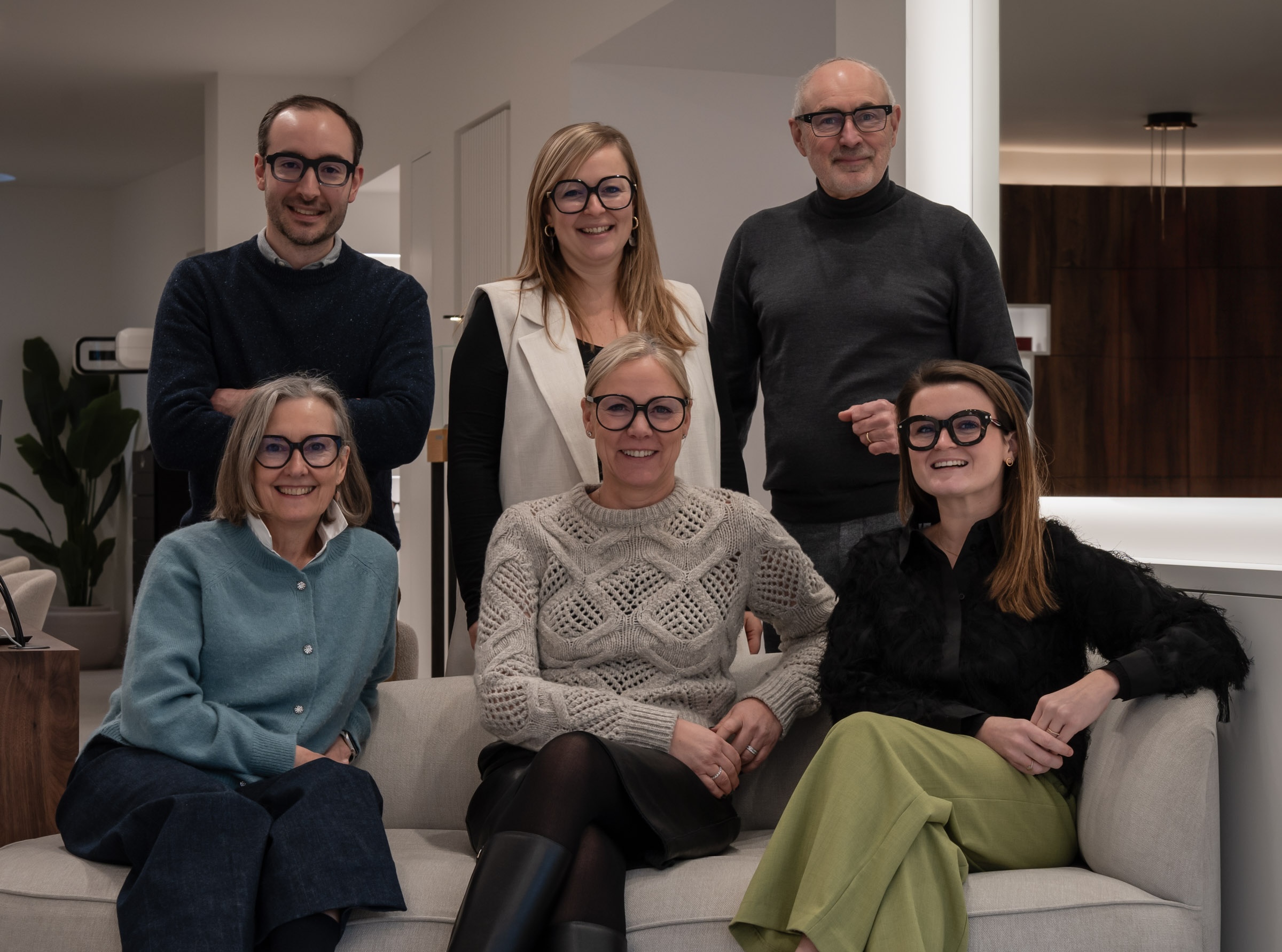 Het team in Vingerhoets-Optics Mechelen